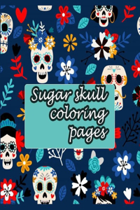 sugar skull coloring pages