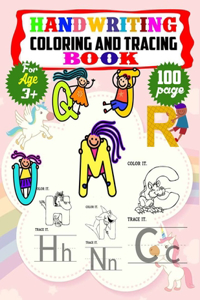 Handwriting Cloring And Tracing Book