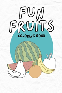 Fun Fruits Coloring Book