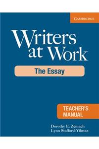 Writers at Work Teacher's Manual