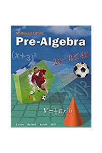 McDougal Littell Pre-Algebra: Student Edition 2005