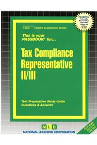 Tax Compliance Representative II/III