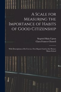 Scale for Measuring the Importance of Habits of Good Citizenship