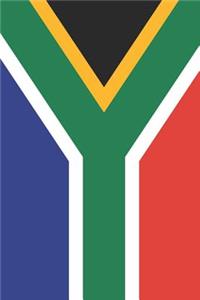 South Africa Flag Notebook - South African Flag Book - South Africa Travel Journal