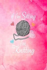 If I'm Sitting I'm Knitting