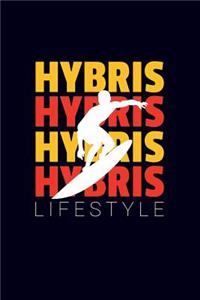 Hybris Lifestyle: 6x9 120-page lined and blank notebook journal notepad scribble book diary workbook for philosophers