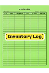 Inventory log