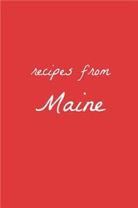 Recipes from Maine