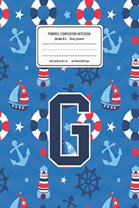 Primary Composition Notebook Grades K-2 Story Journal G