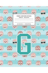 Primary Composition Notebook Grades K-2 Story Journal G
