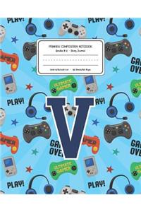Primary Composition Notebook Grades K-2 Story Journal V