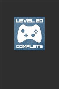 Level 20 Complete