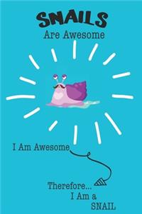 Snails Are Awesome I Am Awesome Therefore I Am a Snail