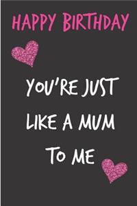 Happy Birthday, You're Just Like a Mum to Me