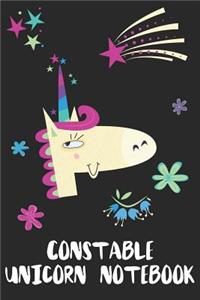 Constable Unicorn Notebook