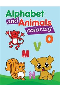 Alphabet And Animals Coloring