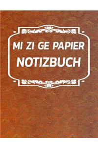 Mi Zi GE Papier Notizbuch