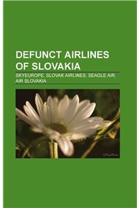 Defunct Airlines of Slovakia