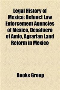 Legal History of Mexico