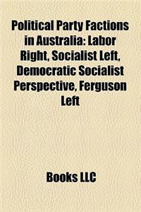 Political Party Factions in Australia
