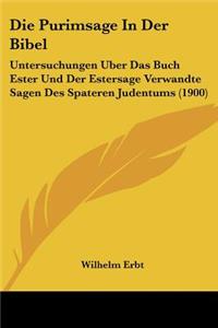 Die Purimsage In Der Bibel