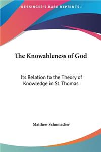 The Knowableness of God