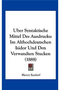 Uber Syntaktische Mittel Des Ausdrucks