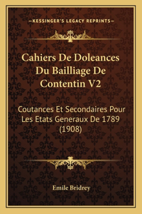 Cahiers De Doleances Du Bailliage De Contentin V2