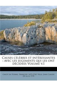 Causes Célèbres Et Intéressantes