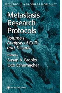 Metastasis Research Protocols. Methods in Molecular Medicine, Volume 57.