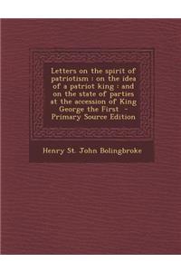 Letters on the Spirit of Patriotism