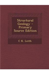 Structural Geology - Primary Source Edition