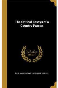 Critical Essays of a Country Parson