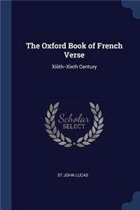 The Oxford Book of French Verse