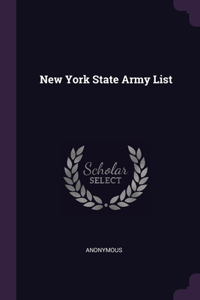 New York State Army List