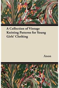 Collection of Vintage Knitting Patterns for Young Girls' Clothing