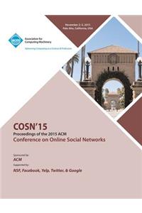 COSN 15 ACM Conference on Online Social Networks