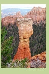 Bryce Canyon Hoodoo Lined Blank Book 5.5x8.5