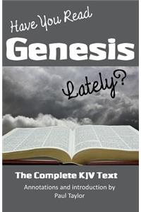Have You Read Genesis Lately?