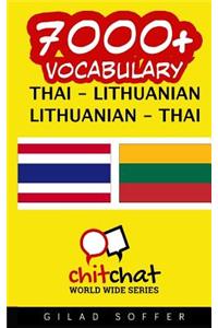 7000+ Thai - Lithuanian Lithuanian - Thai Vocabulary
