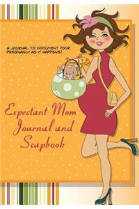 Expectant Mom Journal and Scrapbook