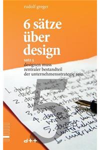 6 sätze über design - satz 5