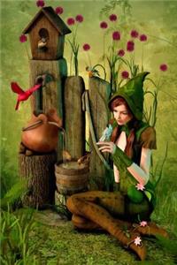 Well-Spring woodland Elf Grid Notebook