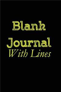 Blank Journal With Lines