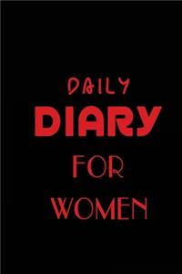 Daily Diary For Women