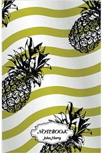 Notebook Journal Dot-grid, Pineapple Pattern