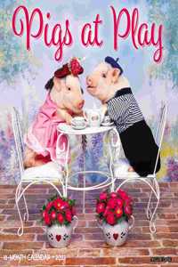 Pigs at Play Wall Calendar