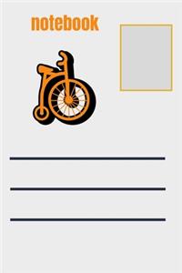 unicycling basketball notebook