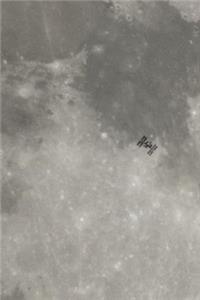 Moon Close Up Space Theme Science 2020 Daily Planner 388 Pages