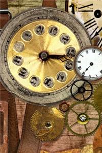 Steampunk Clocks 4-Year One Line a Day College Memories Journal